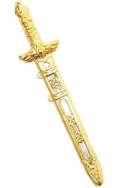 PUGNALE STILETTO ORO